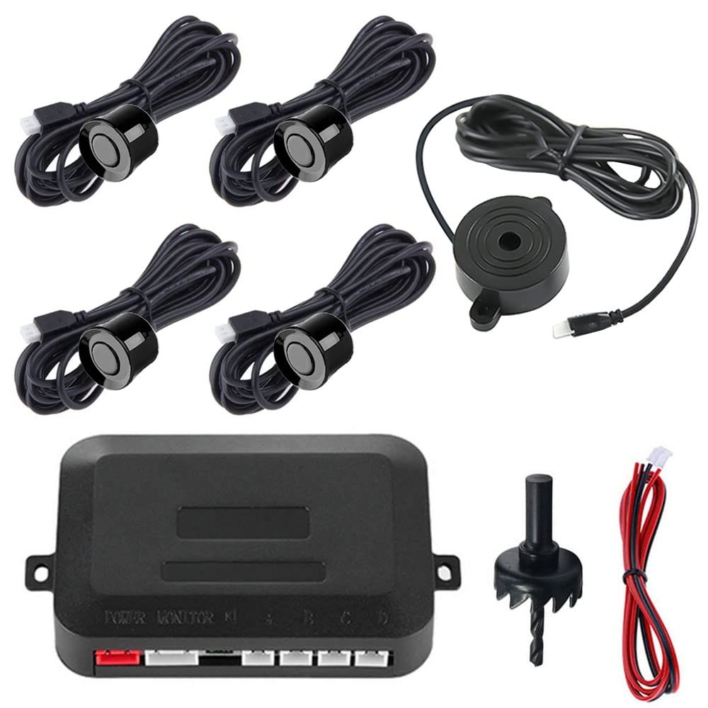 MOCNT Kit 4 Sensori Parcheggio Retromarcia Auto Universali