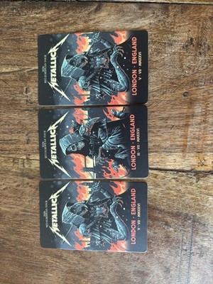 Metallica 3xFancard London