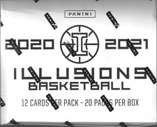 2020-21 Panini Illusions Basketball NBA Sealed Cello Fat Pack Box 20 Packs