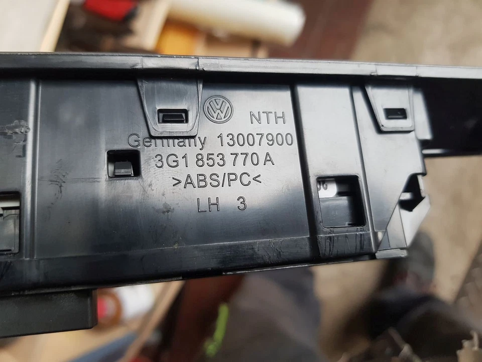 Armaturenbrett Zierleiste Blende Abdeckung mit Schaltern VW  PASSAT VARIANT (3G5 - Bild 4 von 4