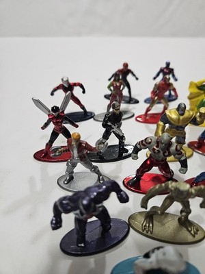 Jada Toys Marvel Nano Metalfigs MiniFigures DieCast Metal Lot Of