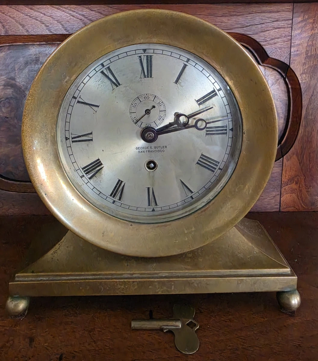 United States Chelsea Ship's Clock Antique Maritime Clocks for