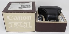 Vintage Canon F-1 35mm Camera, Lens, Lens Hoo...