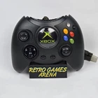Original Xbox OEM "Duke" Black Controller with Breakaway Cable CLEANED & TESTED