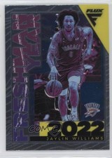 2022-23 Panini Flux Freshman Year Jaylin Williams #22 0s07