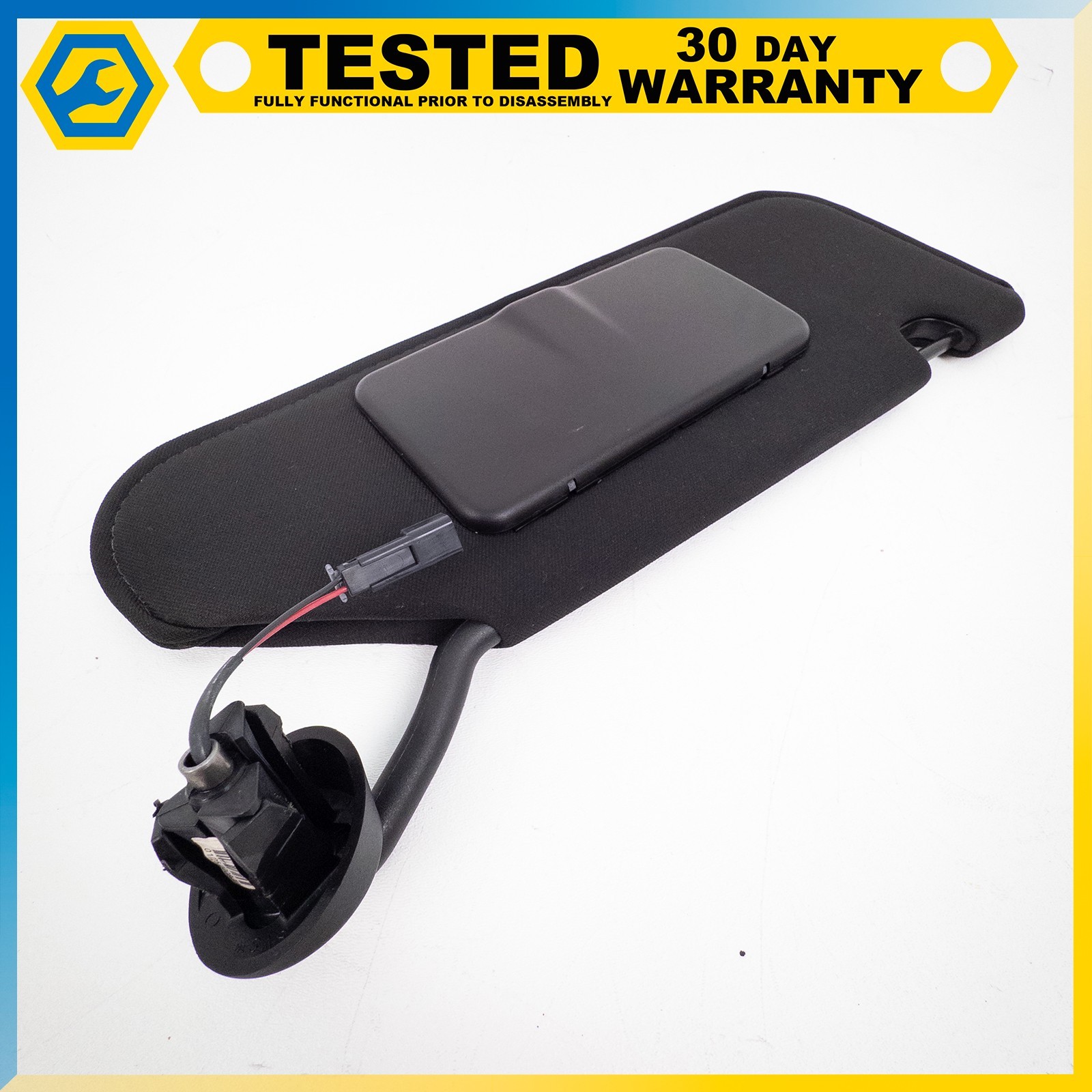 05-13 CHEVROLET CORVETTE C6 FRONT LEFT RIGHT SUN VISOR SHADE MIRROR LIGHT SET OE