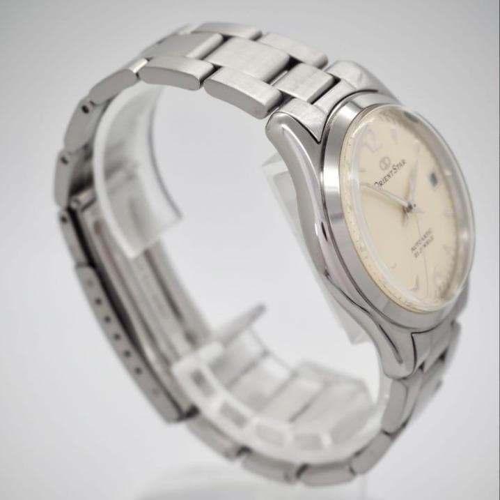 Orient Star Watch Skeleton Date Automatic 35mm Be… - image 2