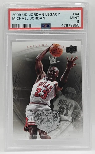 2009 Upper Deck UD Jordan Legacy Michael Jordan #44 Chicago Bulls PSA 9 Mint