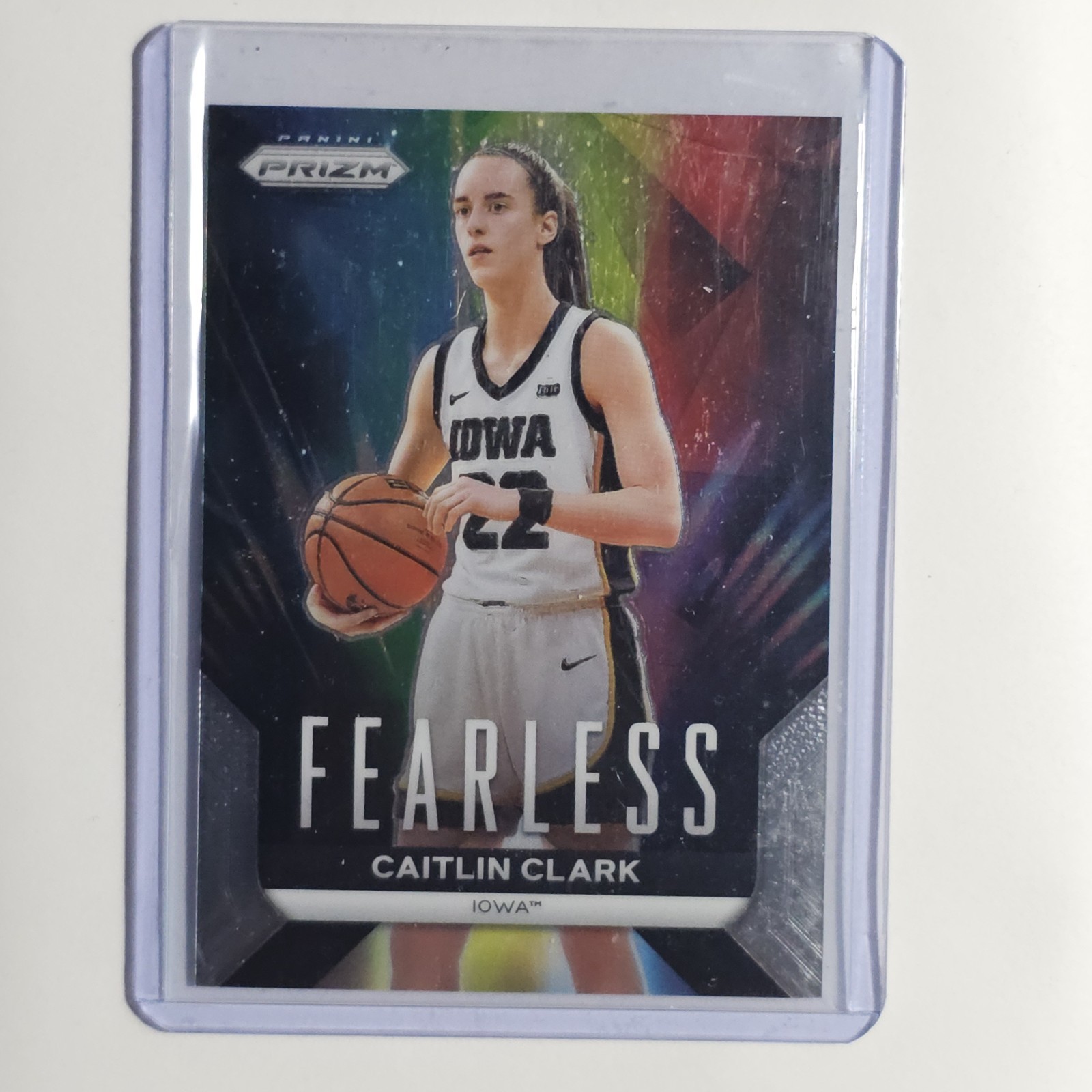 2024 Panini Prizm Draft Picks #24 Caitlin Clark Fearless