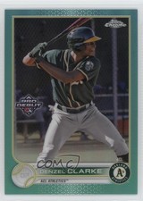 2022 Topps Pro Debut Chrome Aqua Refractor /75 Denzel Clarke #PDC-29 10hg