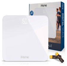 Digital Scale Step-On Bathroom Weight Scale Battery Powered with LED Display