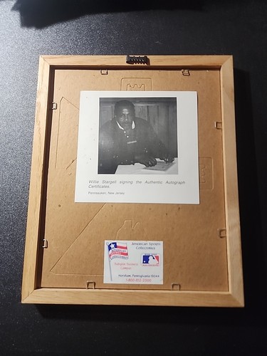 American Collectibles Willie Stargell Authentic Autographed Picture W/ Lifetime - Picture 5 of 5