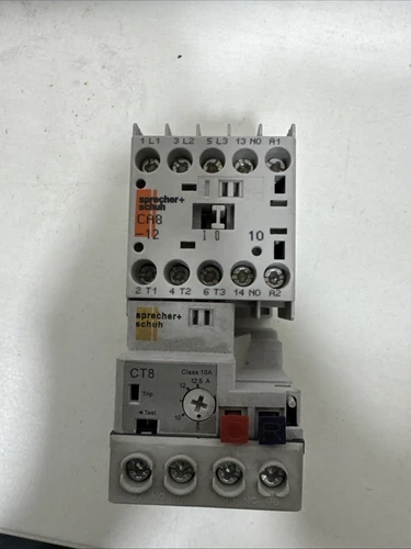 Sprecher + Schuh Contactor and overload CA8-12-10/CT8-C12