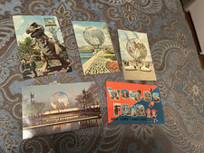 5 NEW YORK WORLD'S FAIR  1964-1965 POSTCARDS NOT WRITTEN ON
