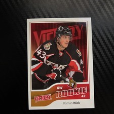 #235 Roman Wick 2011-12 Upper Deck Victory Ottawa Senators Rookie