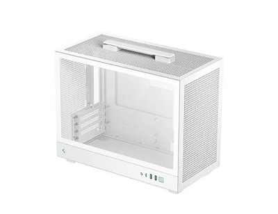 DeepCool CH160 PLUS WH Portable Micro-ATX Compact Case, USB3.0x2, Gen2 Type-C