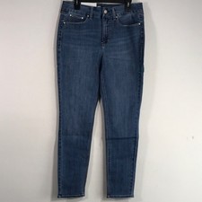 Seven7 Tummyless Skinny High Rise Jean, Women's Size 10 - Hilo Blue