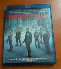 Inception Blu-ray Leonardo DiCaprio Joseph Gordon-Levitt Tom Hardy Michael Caine