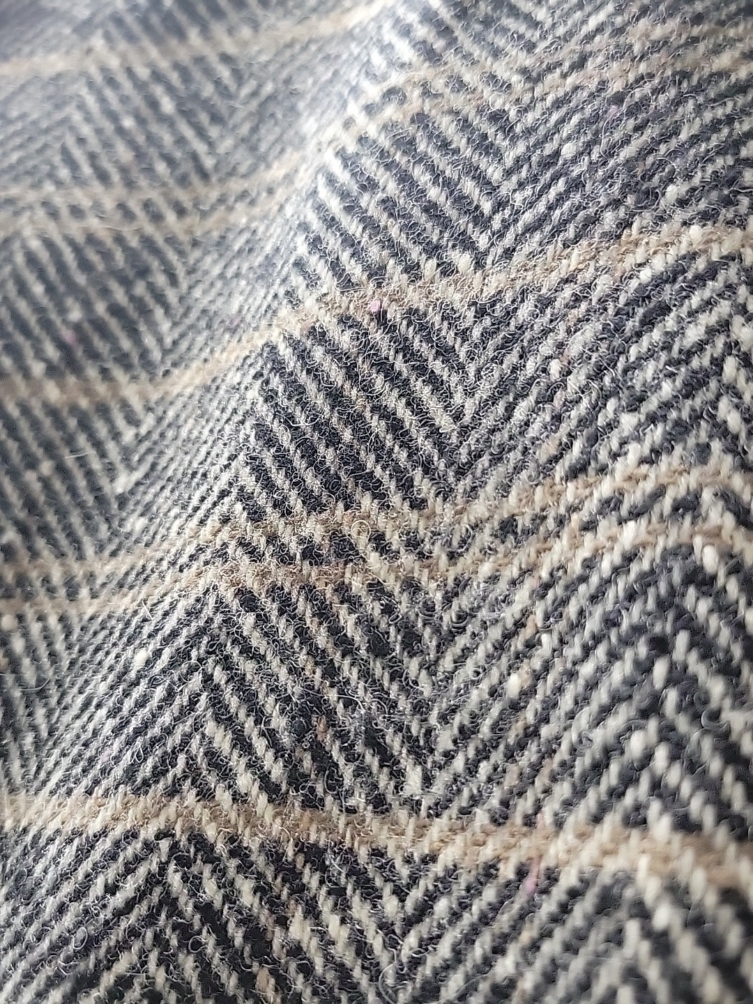 VTG Pendleton Wool Double Breasted Herringbone Tr… - image 13