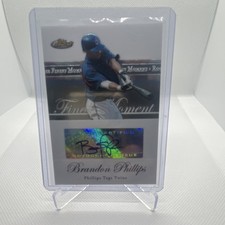 2007 Topps Finest Moments Brandon Phillips Rookie Autograph Card RFMA-BP Reds. rookie card picture