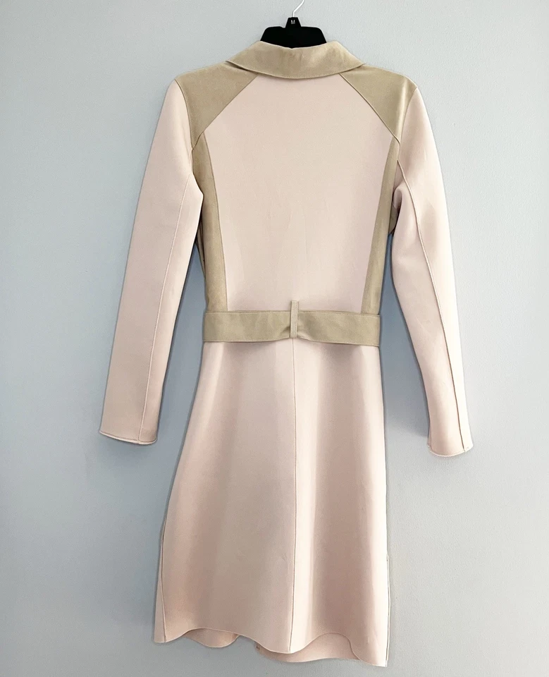 Gabardina ZAC ZAC POSEN GAMUZA Chaqueta con cinturón Talla Mediana Elástica Calce Ajustado Foto 3 de 4