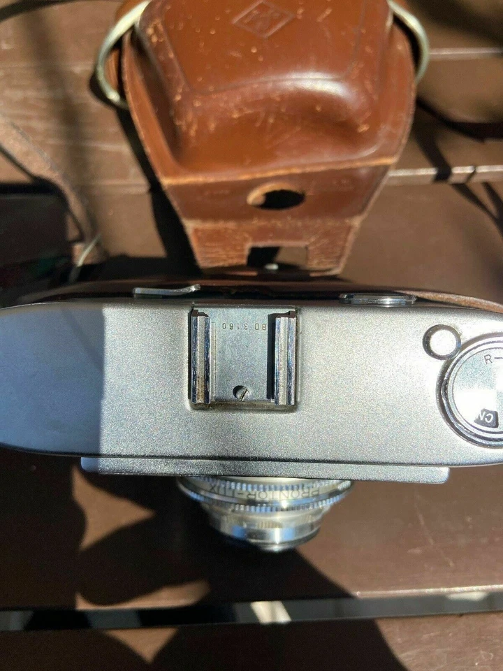 Agfa Optima 1 appareil photo avec Original Étui en cuir - Photo 2/4