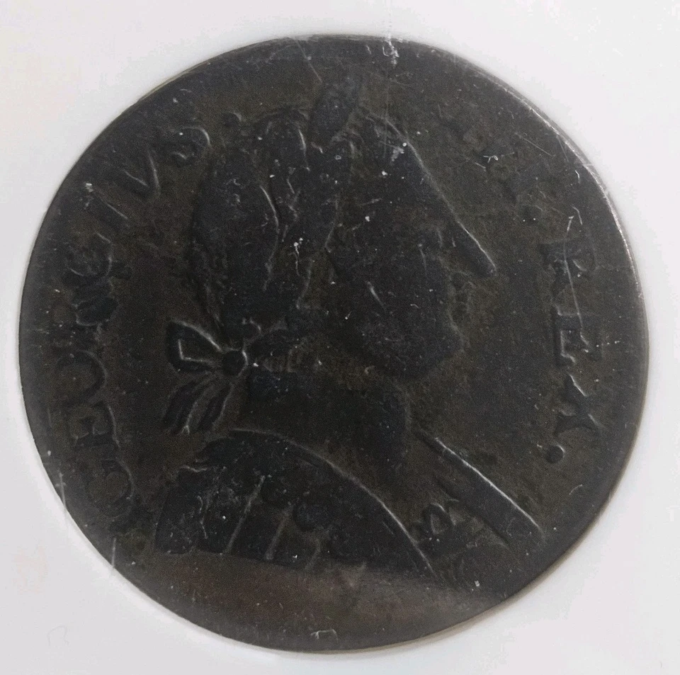 1787 V 17-87A R-2 NGC VF 25 Very Fine Machin's Mills Colonial Copper Coin EAC - Image 2 of 4