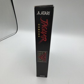 Atari Jaguar Hover Strike 1995 Game Cartridge In Box + Manual + Overlay Tested