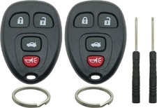 Key Fob Shell Case Replacement Fits for 2007-2014 Chevy Suburban Tahoe 09-17 Tra