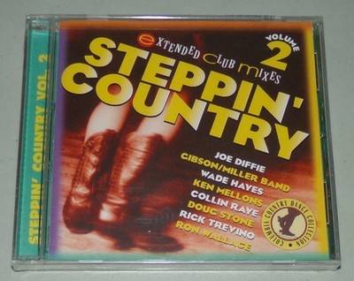 Steppin' Country Volume 2 (CD. 1996, Sony) Extended Club Mixes Dance Music NEW