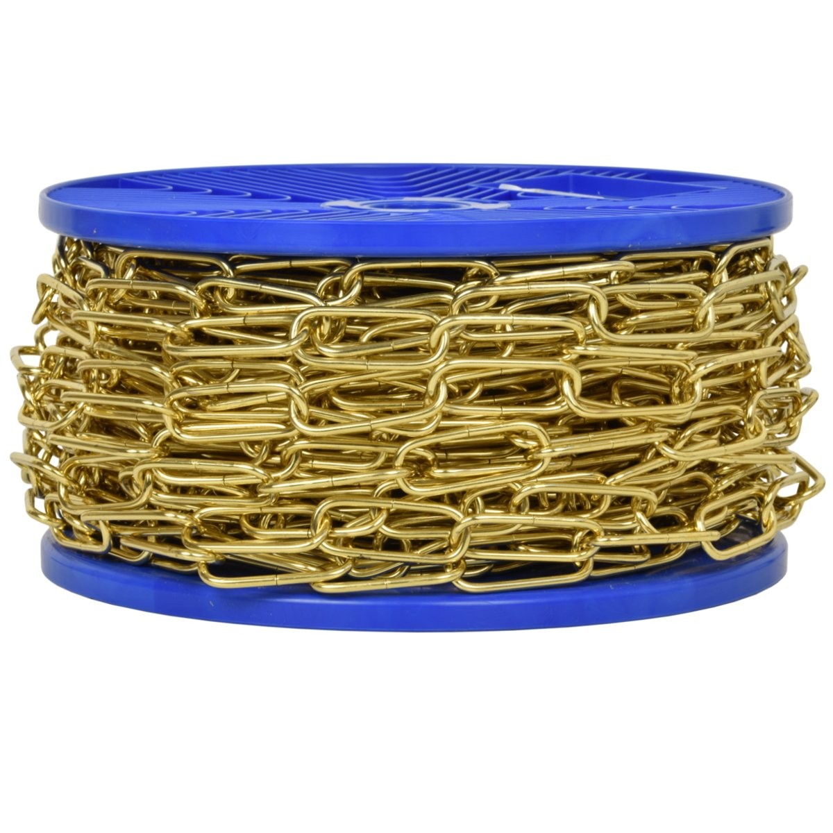 Catena Genovese in Acciaio Ottonato Ø 2.8mm - Maglia 35x10mm - 30 Metri