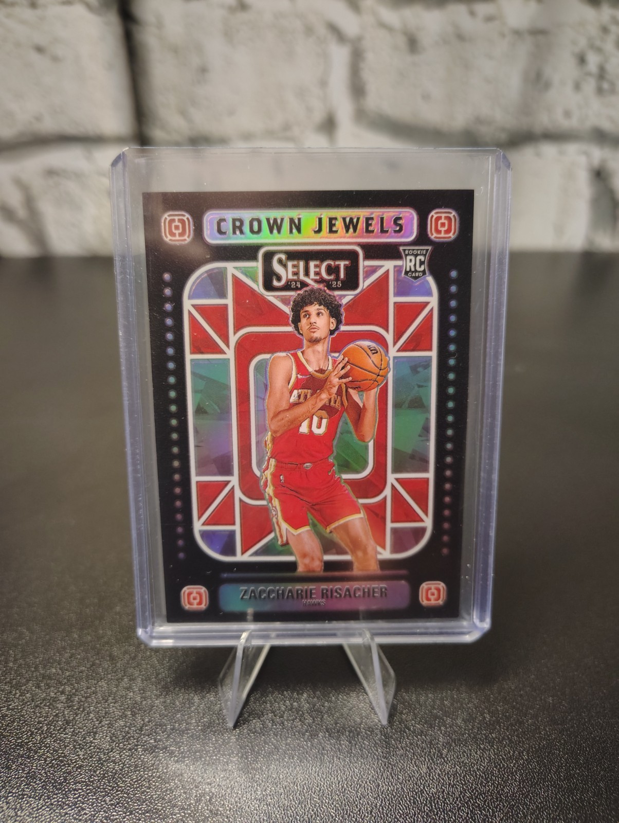 2024-25 Panini Select - Crown Jewels Zaccharie Risacher #6 (RC)