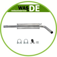 Mittelschalldämpfer für Skoda Fabia I Combi, Praktik, Fabia II, 1.4 Auspuff