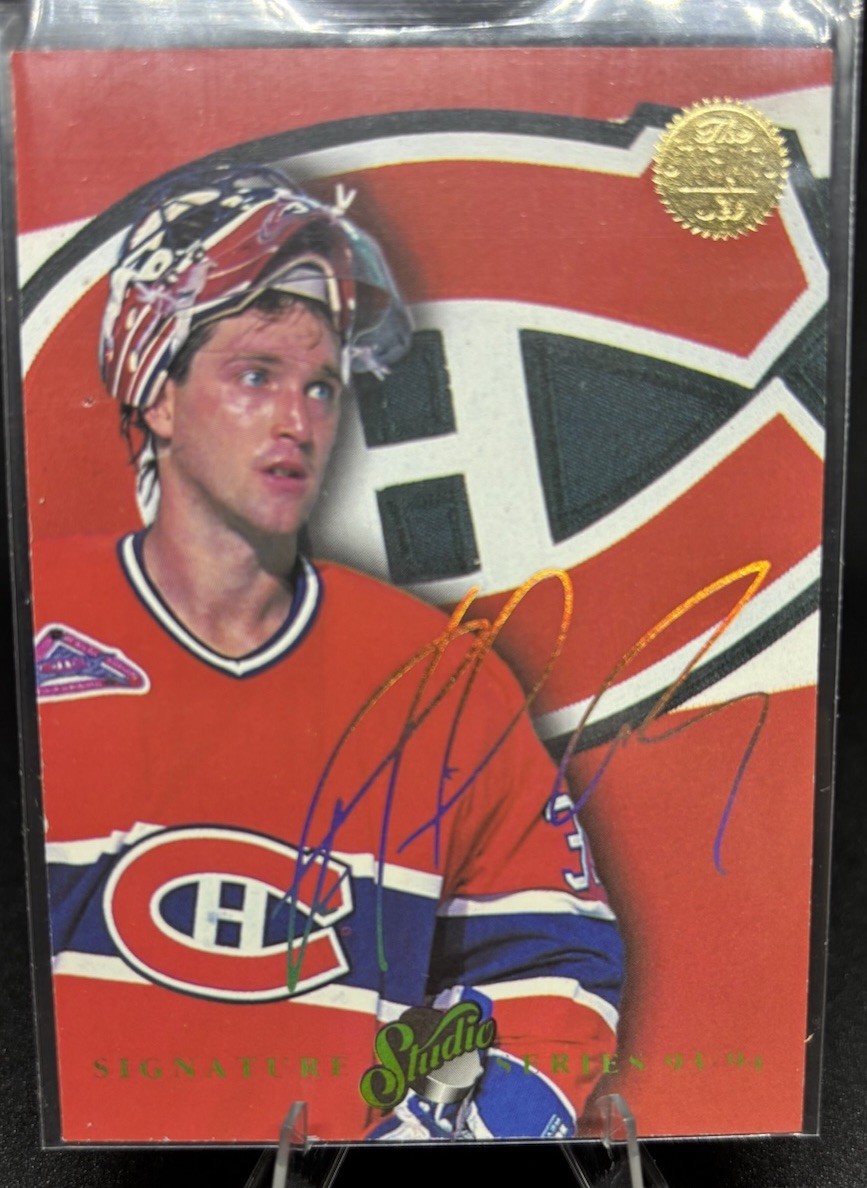 Patrick Roy 1993-93 Leaf Set Signature Series #6 of 10