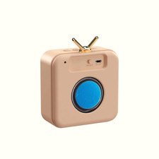 GEMS Retro Speaker - Beige: Portable Radio Frequency Sound System