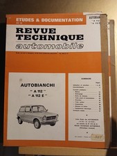 Revue technique Autobianchi A112