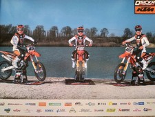 Poster Motocross  KTM RACING  OSICKA MX TEAM# 45 # 446 # 401
