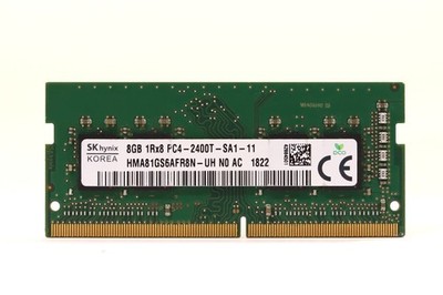 SK Hynix 8GB 1Rx8 PC4-2400T-SA1-11 Laptop Memory P/N: HMA81GS6AFR8N-UH Tested