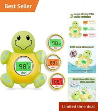 Baby Bath Thermometer, Digital Water Temperature Thermometers with 3 Color Backl