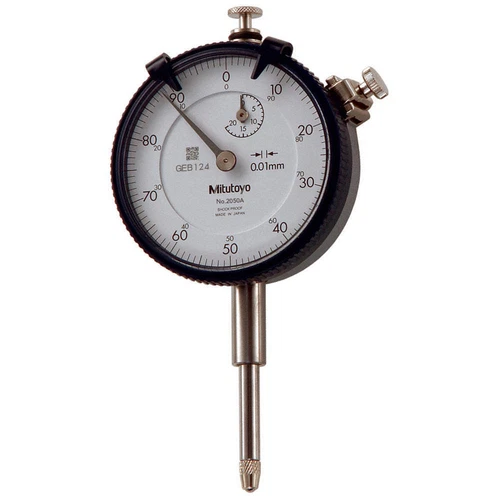 MITUTOYO 2050AB Dial Indicator,0 to 20 mm Range,White 783DN9