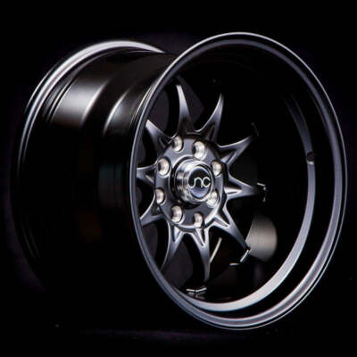 JNC 003 Matte Black 15x9 4x100/4x114.3 +0 Wheel/Rim