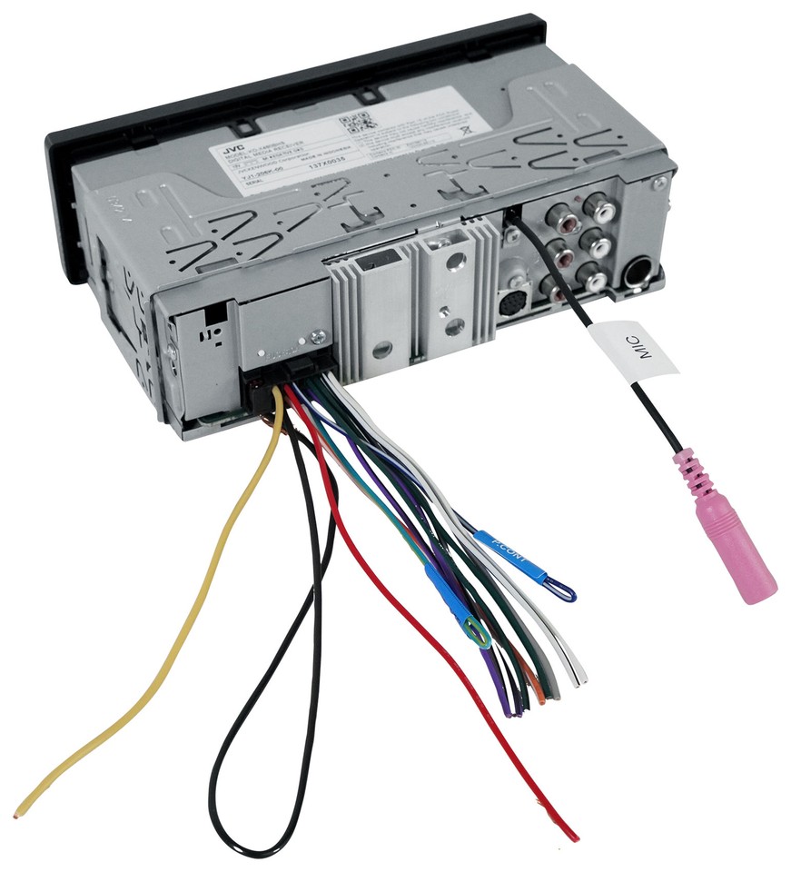 JVC KDX480BHS 1Din Car Stereo Receiver w/Bluetooth/USB/XM Ready/Alexa