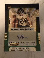 2021 Panini Contenders Elijah Molden Wildcard Round Rookie Auto SSP VARIATION RC