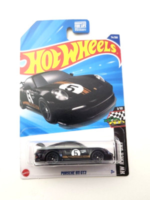 Hot Wheels Porsche 911 GT3 Black #74 74/250 - 2025 HW Race