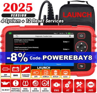2025 Launch CRP129X V2.0 Profi KFZ Diagnosegerät Auto OBD2 Scanner TPMS EPB SAS