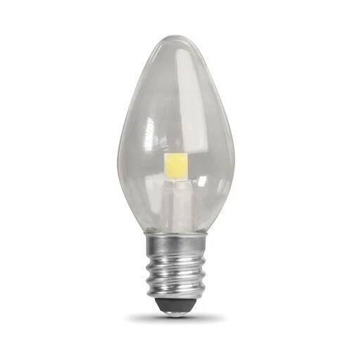 7-Watt Equivalent C7 Daylight White LED Night Light Replacement Bulb - 4 Pack - Image 2 of 2