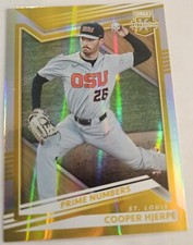 2022 Elite Extra Edition COOPER HJERPE  Rookie Prospect Gold Parallel #12/24
