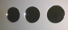 Round/Circle Mirror Acrylic Lots of Sizes. Shatterproof Material (Packs of 10)