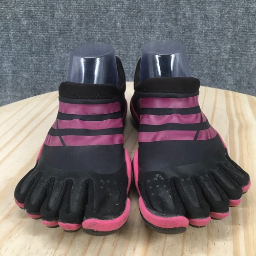 Adidas Schuhe Damen 7 Adipure Trainer Barfuß Sneaker schwarz pink Komfort Flats - Bild 7 von 15