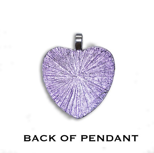 Jesus Christ Our Savior Religious HEART shaped glass pendant necklace jewelry - Picture 4 of 5